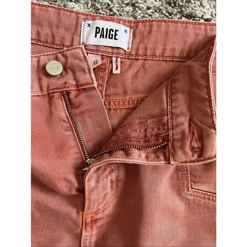 Like New! PAIGE Mayslie Utility Shorts Vintage Muted Clay in Size 32 - Picture 9 of 16